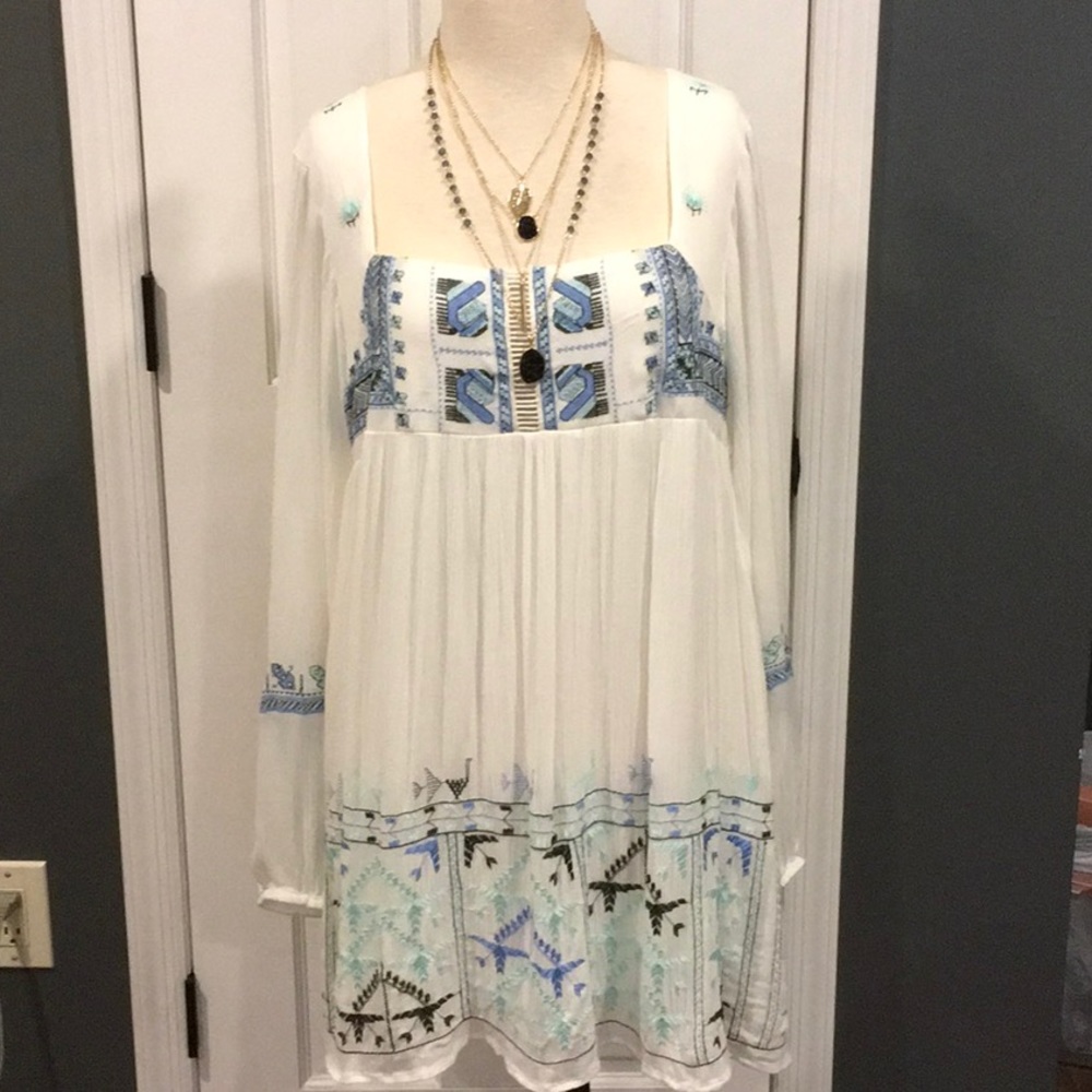 Free People Embroidered Dress